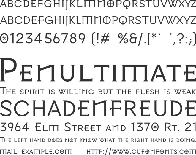 Snorkad font preview