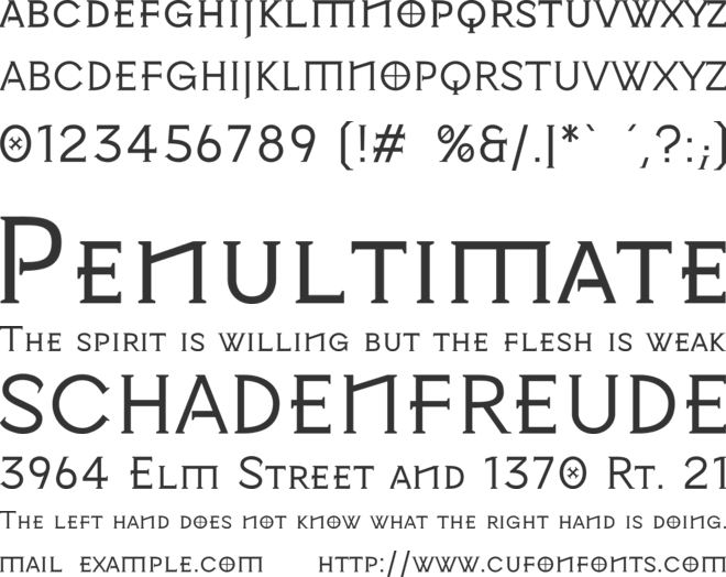 Snorkad font preview