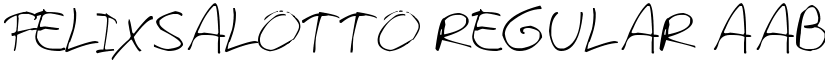 felixsalotto Regular font