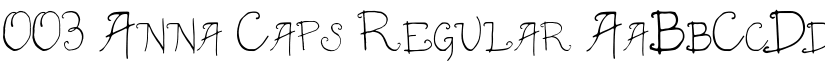003 Anna Caps font download