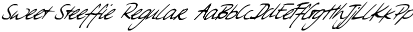 Sweet Steeffie Regular font