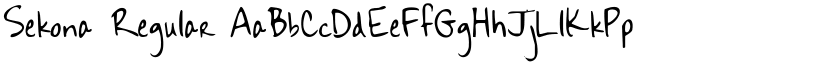 Sekona Regular font