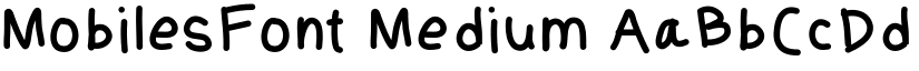 MobilesFont font download