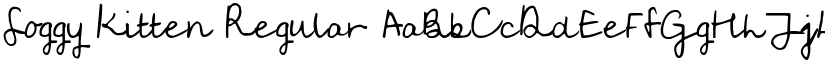 Soggy Kitten Regular font