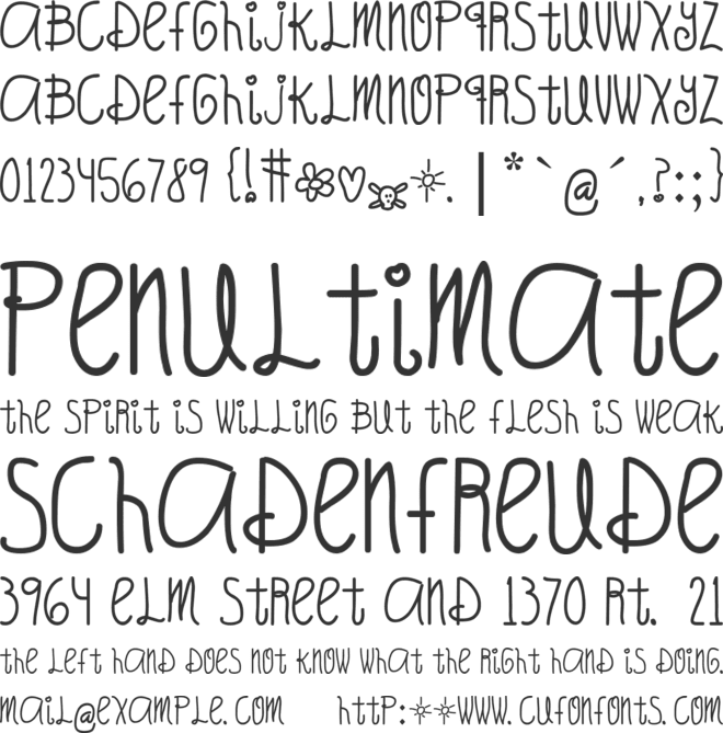 Oh_Hello_Candy font preview