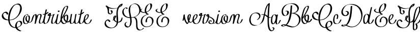 Contribute_FREE-version font download