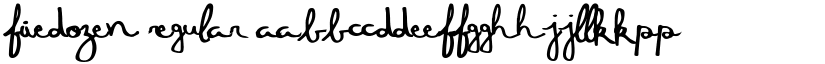 FiveDozen Regular font