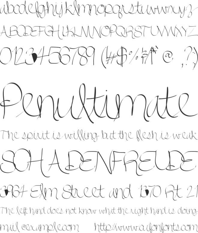 htquickie font preview