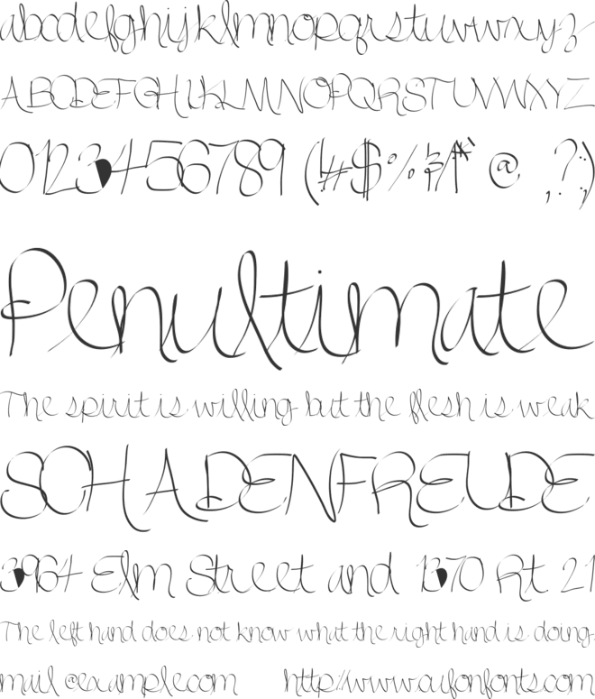 htquickie font preview