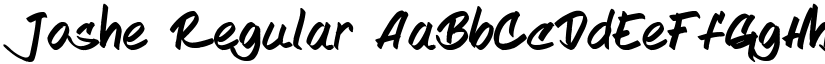 Joshe Regular font