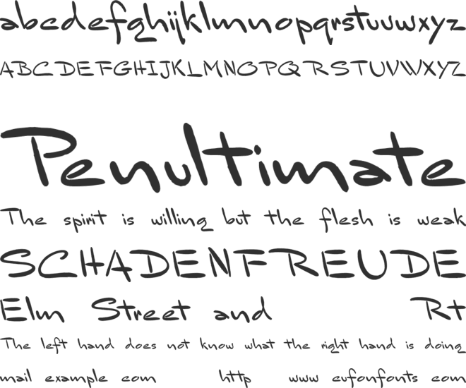 Bluelmin Sandsfort font preview