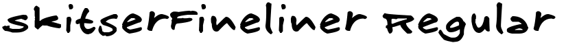 SkitserFineliner font download