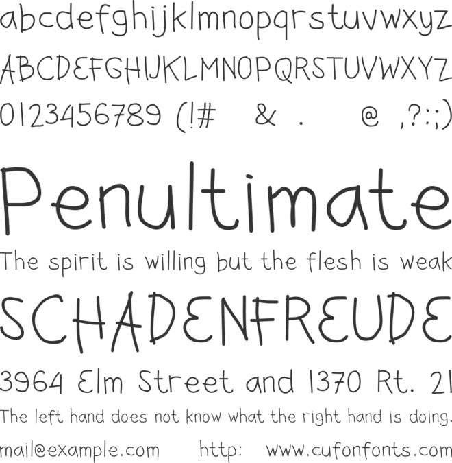 Jangan Bersedih font preview