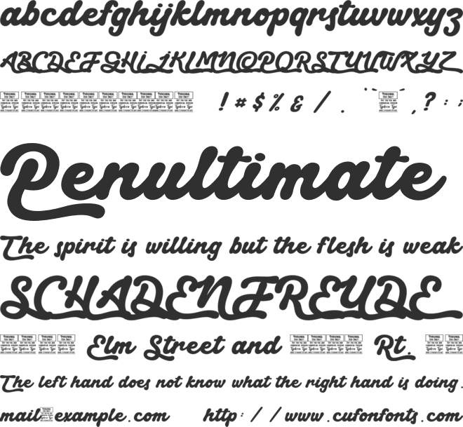 Heroik - Personal Use font preview