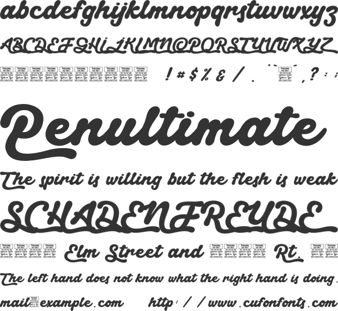 Heroik - Personal Use font preview