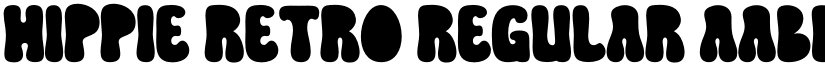 Hippie Retro Regular font