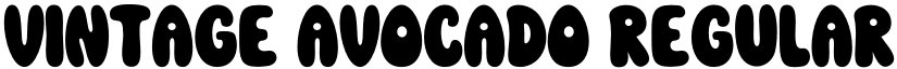 Vintage Avocado Regular font