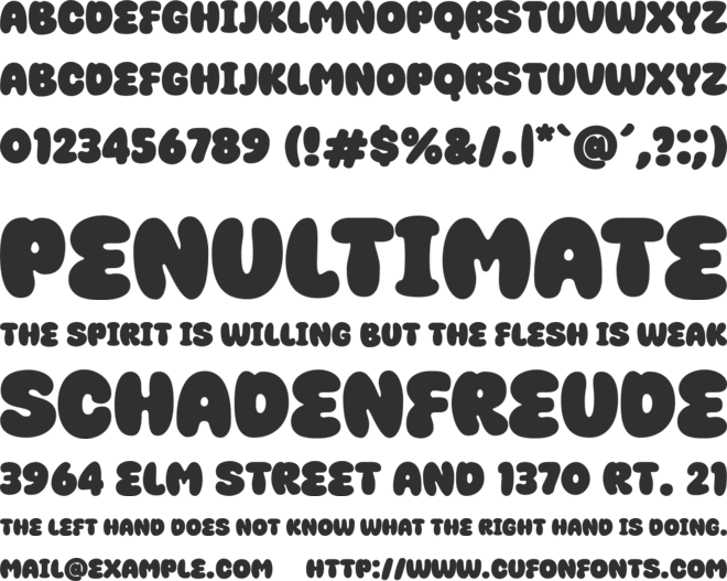 Super Easy font preview
