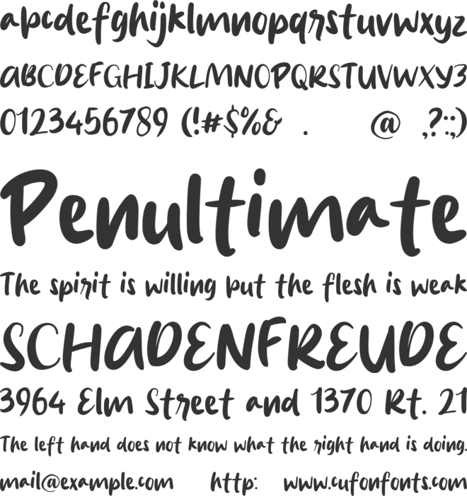 Briella Rin font preview