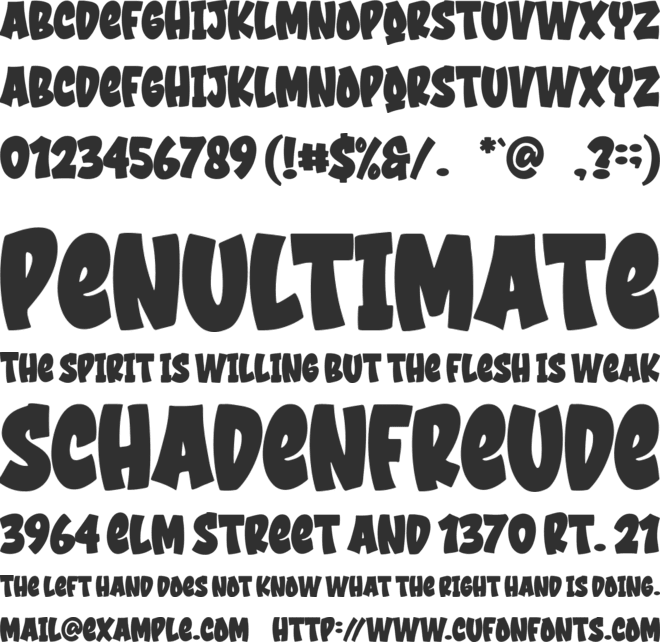 Cruch Branch font preview