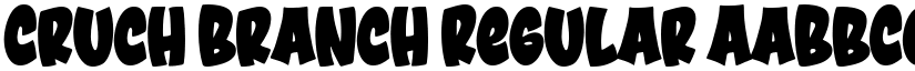 Cruch Branch Regular font