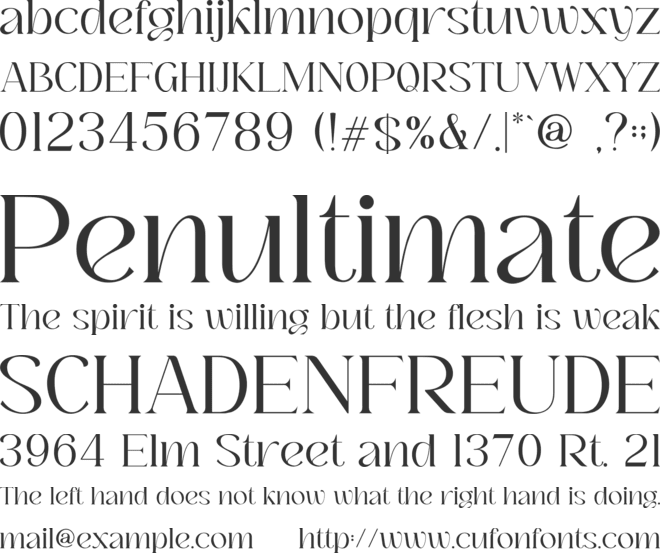 Bochan Serif font preview