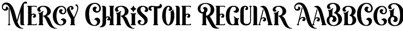 Mercy Christole Regular font