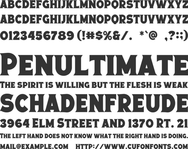 Bells Morten font preview