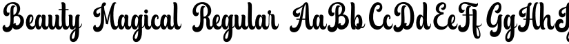 Beauty Magical Regular font