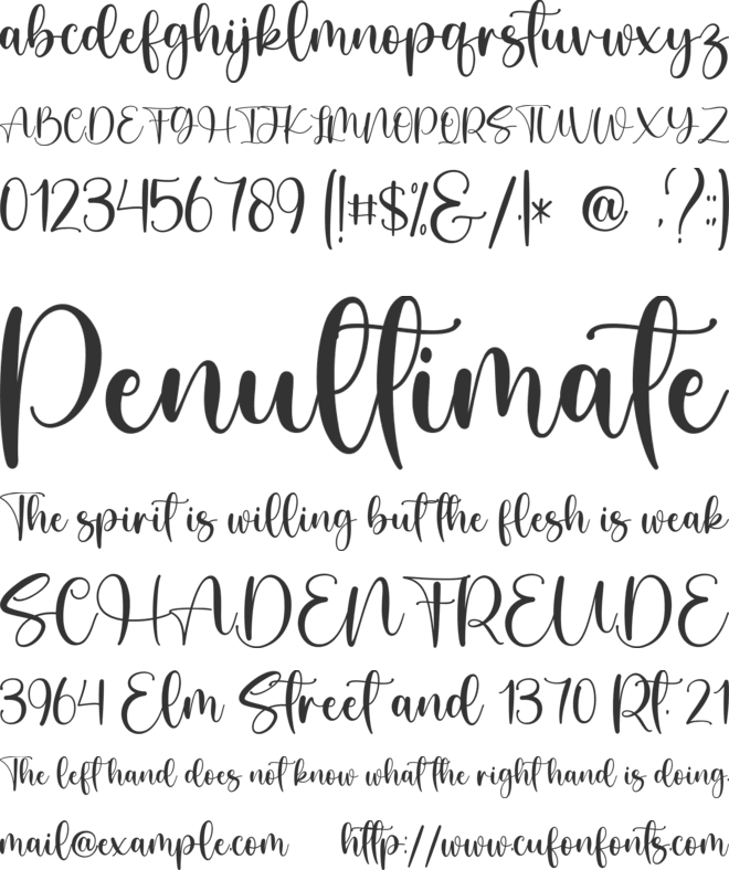 Pastel Candy font preview