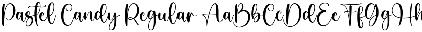 Pastel Candy Regular font