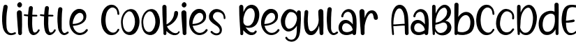 Little Cookies Regular font