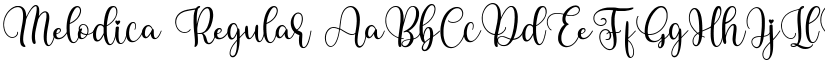 Melodica Regular font