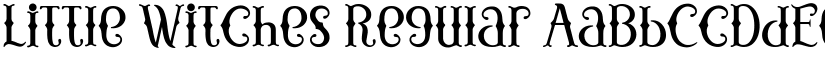 Little Witches Regular font