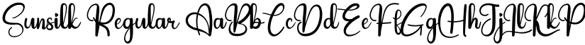 Sunsilk Regular font