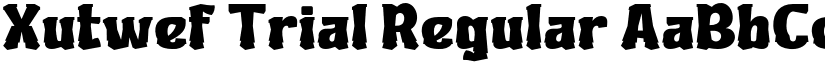 Xutwef Trial Regular font