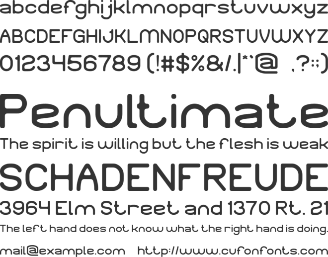 AMERICAN FAVORITE font preview