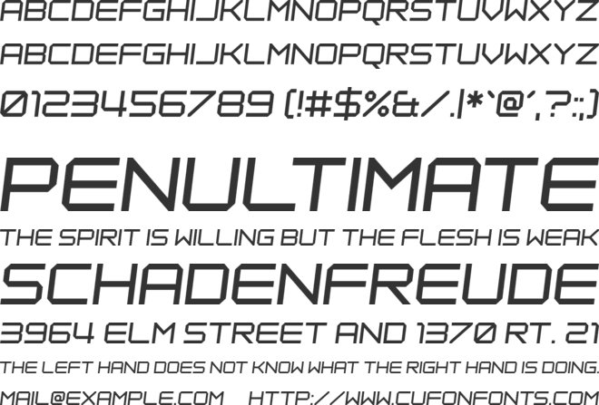 Despair Time font preview