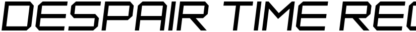 Despair Time Regular font