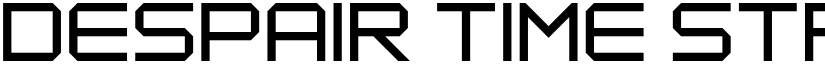 Despair Time Straight Regular font