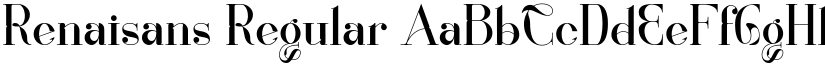 Renaisans Regular font