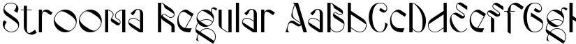 Strooma Regular font