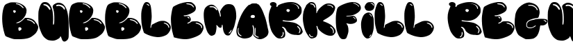 Bubblemarkfill Regular font
