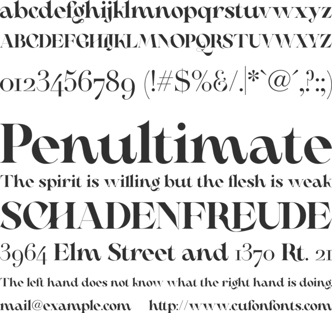 RATHER RISQUE font preview