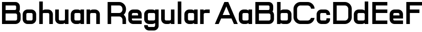 Bohuan Regular font