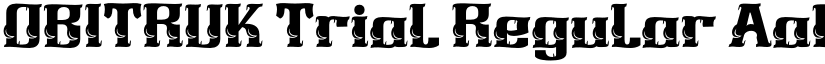OBITRUK Trial font download