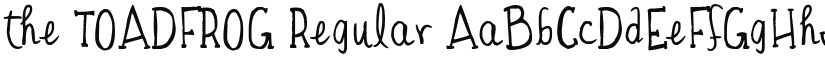 the TOADFROG font download