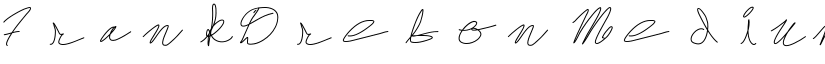FrankDrebon Medium font