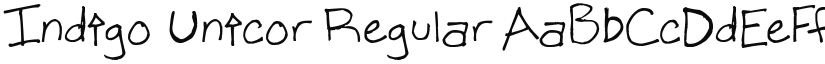 Indigo Unicor font download