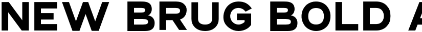 NEW BRUG Bold font